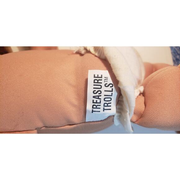 1991 Treasure Troll Tot 14" Doll Bellybutton Wishstone Vintage Cow Outfit - Picture 8 of 16